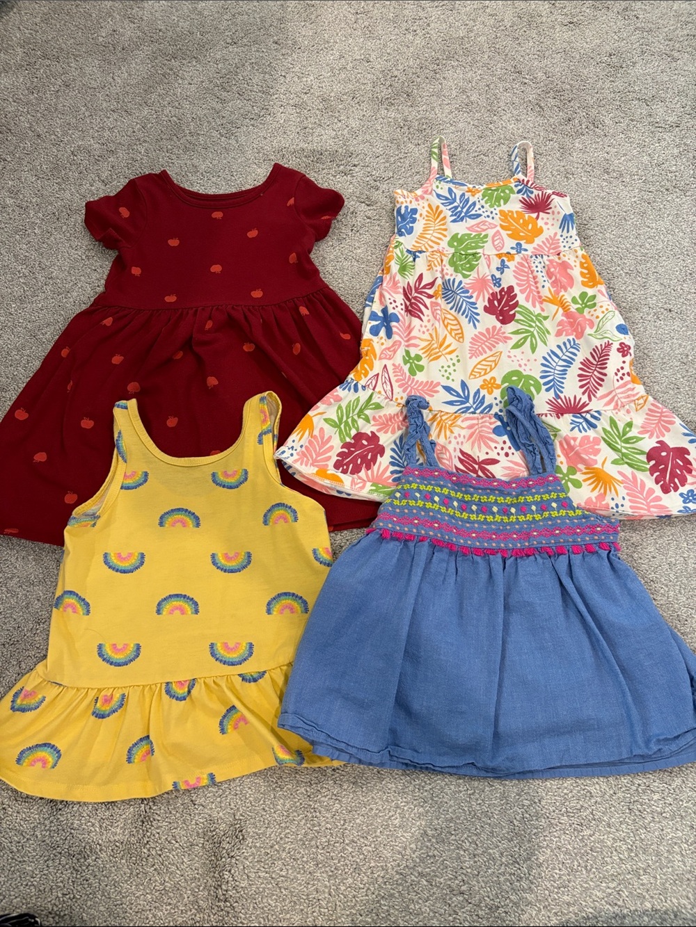 Cat & Jack, Old Navy Girls' summer dress/tank top lot 5T